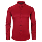 Camisa Elástica Anti-Arrugas
