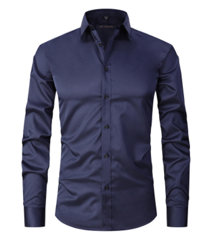 Camisa Elástica Anti-Arrugas