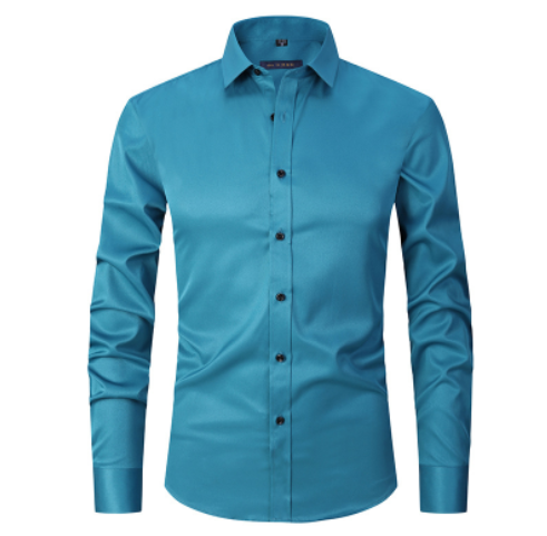 Camisa Elástica Anti-Arrugas