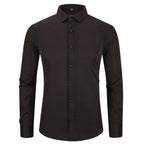 Camisa Elástica Anti-Arrugas