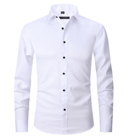 Camisa Elástica Anti-Arrugas