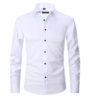Camisa Elástica Anti-Arrugas