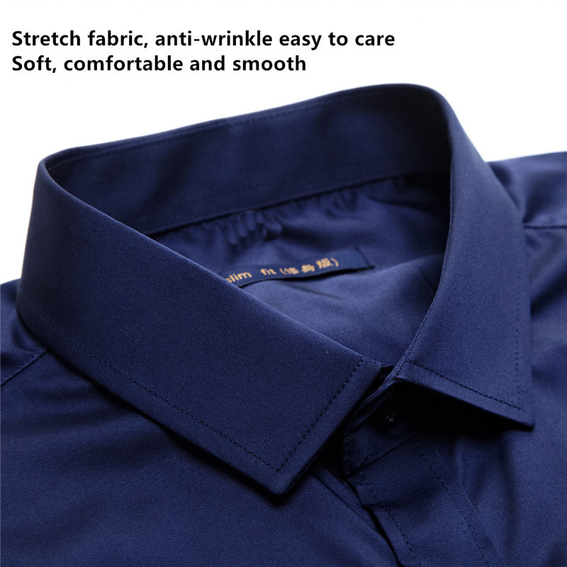 Camisa Elástica Anti-Arrugas