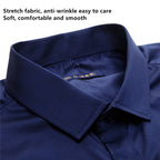 Camisa Elástica Anti-Arrugas