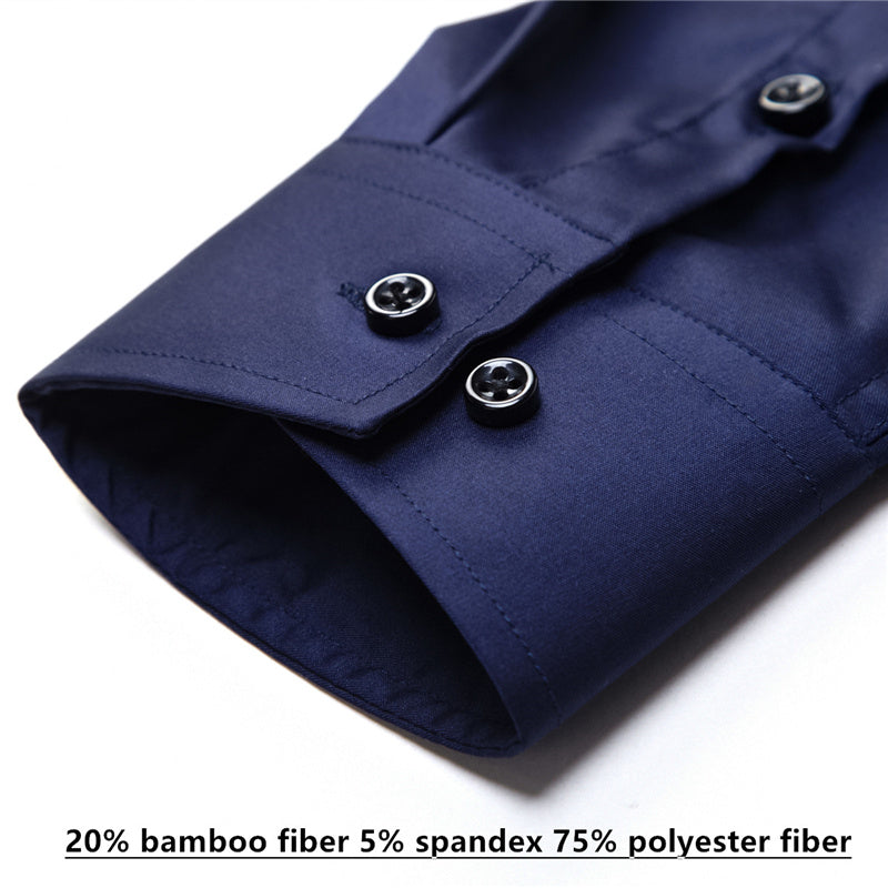 Camisa Elástica Anti-Arrugas