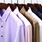 Camisa Elástica Anti-Arrugas