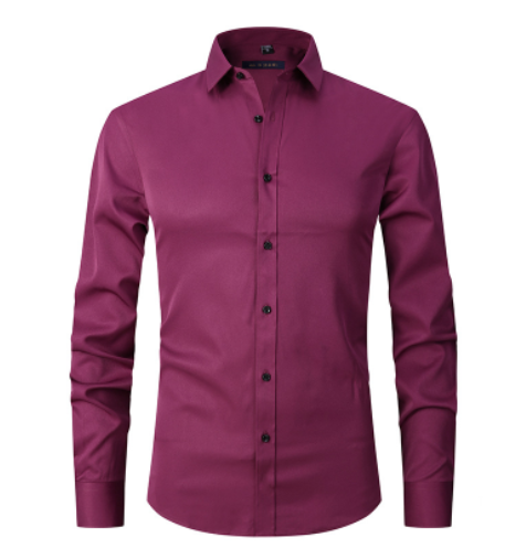 Camisa Elástica Anti-Arrugas