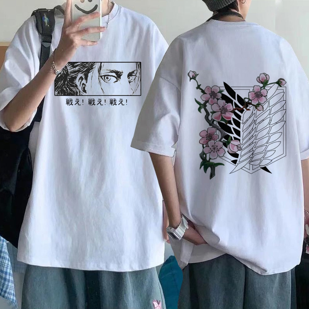 Camiseta Gráfica Ataque de los Titanes