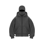 Fleece-lined Double Hooded Sweater