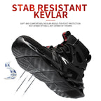 Steel toe cap work boots