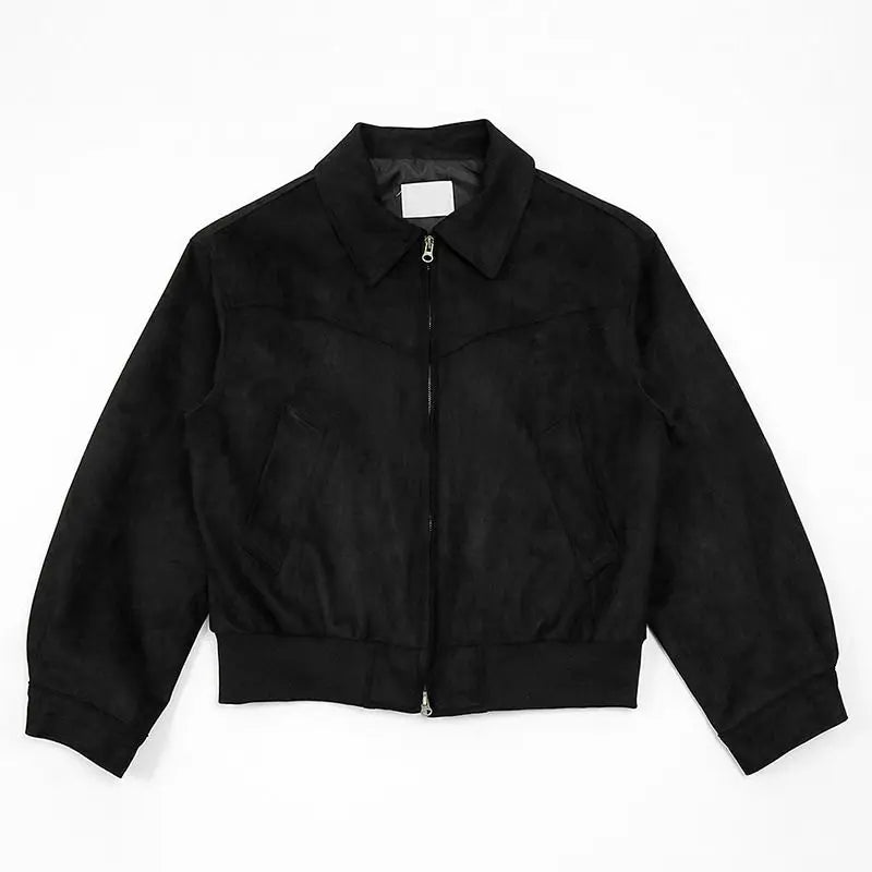 Men's Detroit Suede Bomber Jacket