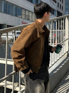 Men's Detroit Suede Bomber Jacket