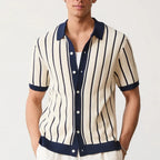 Men's Luxury Vintage Knit Polo