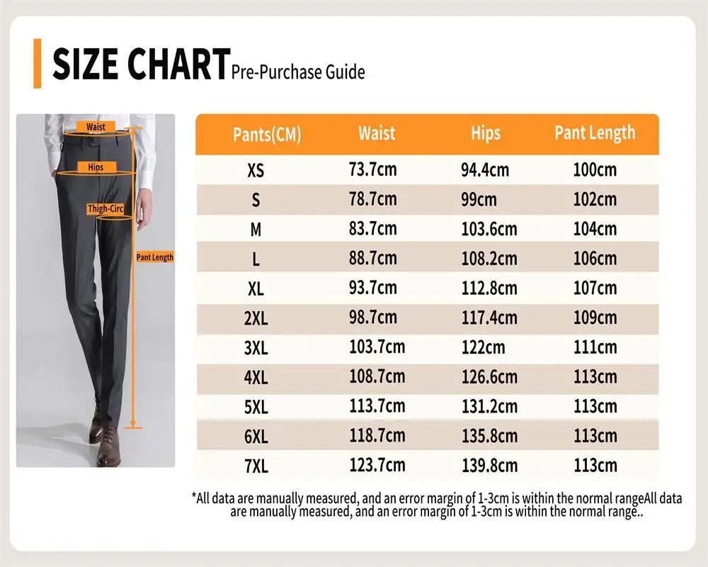 Men's Wide Leg Dress Pants