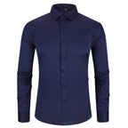 Camisa Elástica Anti-Arrugas