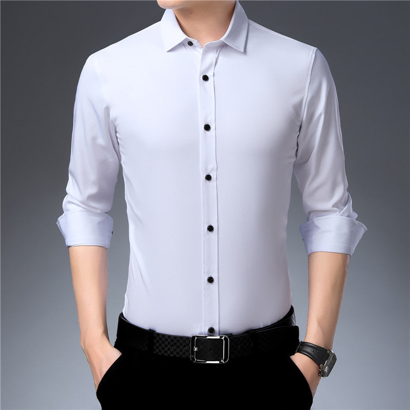 Camisa Elástica Anti-Arrugas