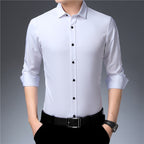 Camisa Elástica Anti-Arrugas