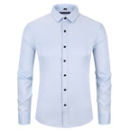 Camisa Elástica Anti-Arrugas
