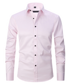 Camisa Elástica Anti-Arrugas