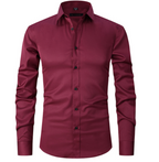 Camisa Elástica Anti-Arrugas