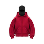 Fleece-lined Double Hooded Sweater