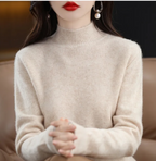 Autumn/Winter Half-High Collar Sweater