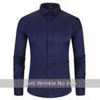 Camisa Elástica Anti-Arrugas
